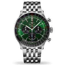 Breitling Navitimer B01 Chronograph 46mm Green Super Clone Watch India | Ref. AB0137241L1A1 Breitling Navitimer B01 Chronograph 46mm Green Super Clone Watch India | Ref. AB0137241L1A1