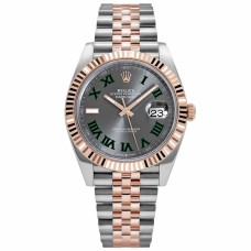 Rolex Datejust 'Wimbledon' Dual Tone - Slate Dial Jubilee Super Clone | Swiss ETA 3235 Movement | COD Rolex Datejust 'Wimbledon' Dual Tone - Slate Dial Jubilee Super Clone | Swiss ETA 3235 Movement | COD