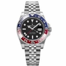 Rolex "Pepsi" Super Clone Watch | Swiss ETA 3285 Movement | GMT-Master II Black Dial Jubilee | Ref. 126710BLRO Rolex "Pepsi" Super Clone Watch | Swiss ETA 3285 Movement | GMT-Master II Black Dial Jubilee | Ref. 126710BLRO