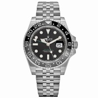 Rolex "Bruce Wayne" GMT-Master II 1:1 Super Clone Watch | Stainless Steel Black Dial Jubilee | Ref. 126710GRNR Rolex "Bruce Wayne" GMT-Master II 1:1 Super Clone Watch | Stainless Steel Black Dial Jubilee | Ref. 126710GRNR
