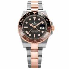 Rolex "Root Beer" GMT-Master II Dual Tone 1:1 Super Clone Watch | Swiss ETA 3285 | Ref. 126711CHNR Rolex "Root Beer" GMT-Master II Dual Tone 1:1 Super Clone Watch | Swiss ETA 3285 | Ref. 126711CHNR