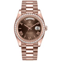 Rolex Day-Date Diamond Bezel 228345RBR Super Clone Watch In Tamil Nadu | COD Rolex Day-Date Diamond Bezel 228345RBR Super Clone Watch In Tamil Nadu | COD