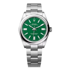 Rolex Oyster Perpetual Green Dial Watch | Ref. 126000 | Swiss 3230 Clone Movement 