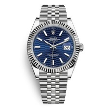 Rolex Datejust 41 Blue Fluted Motif Dial Super Clone Hyderabad