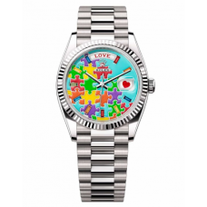 Rolex Day-Date 36 Jigsaw Puzzle Dial 128239 Super Clone Mumbai Rolex Day-Date 36 Jigsaw Puzzle Dial 128239 Super Clone Mumbai