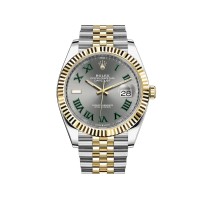 Rolex Datejust "Wimbledon" Slate Roman Dial Super Clone Watch on COD